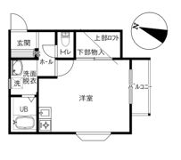 ゴールデンベルB棟の間取り画像