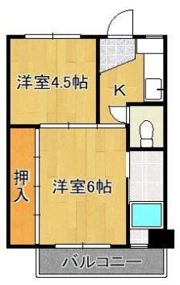 ビレッジハウス沼小柳5号棟の間取り画像
