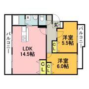 プレジールマンションの間取り画像