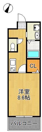 サンクレシア苅田の間取り画像