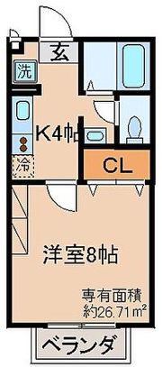 アルカディアパールハウスの間取り画像