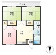 第5ブルーコーポの間取り画像
