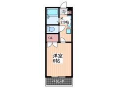 コ－ポ中筋の間取り画像
