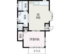 霞ハイツの間取り画像