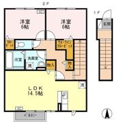 メゾンドレッセⅡの間取り画像