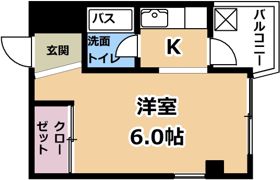 ユウキハイツの間取り画像