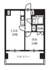 コスモリード国分寺の間取り画像