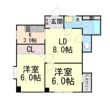 ヴィレッジ・リバー住吉の間取り画像