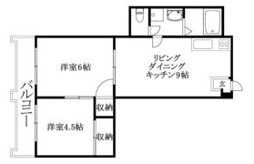カサグランデ市坪の間取り画像