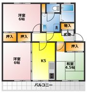 ベルメゾン志木の間取り画像