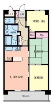 シェリール北原台の間取り画像