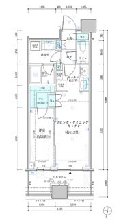 パークタワー勝どき サウス棟の間取り画像