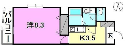 ブルーランド本町の間取り画像