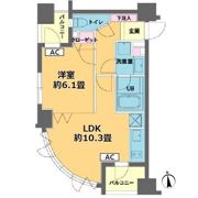 カスタリア高輪台の間取り画像