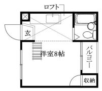 清水マンションの間取り画像