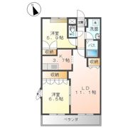 スプリーム Kの間取り画像