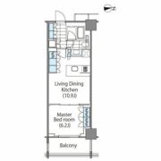 コンフォリア新宿イーストサイドタワーの間取り画像