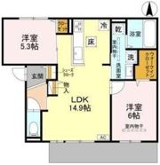 D-residence下田部Aの間取り画像