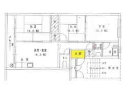 サンハイツ石丸の間取り画像