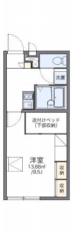 レオパレス東高須の間取り画像