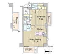ラフォンテ麻布十番の間取り画像