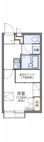 レオパレスLotus坂下の間取り画像
