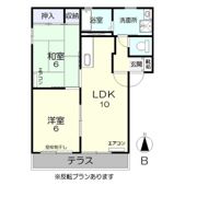 ミニヨンハイツ西長瀬Bの間取り画像