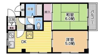 シャトー金沢の間取り画像