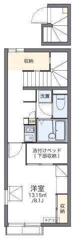 レオパレスプレジール町田の間取り画像