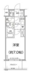 エスリード大阪上本町グリーズの間取り画像