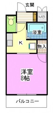 ジュネス津島・A棟の間取り画像