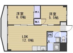 ハイデンス岡山の間取り画像