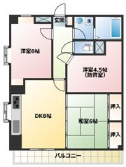 ピジョン田園の間取り画像