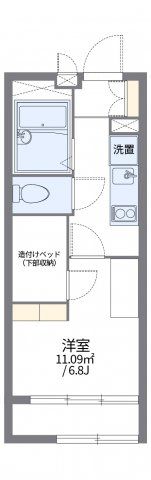 レオパレスグランティス Ⅱの間取り画像