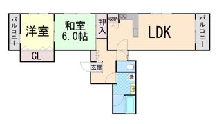 シャルマン王子公園Ⅱの間取り画像