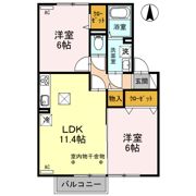ドルチェ ヴィータ Aの間取り画像