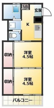 ハウスコットンテールの間取り画像