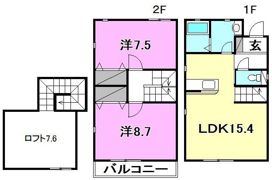 マ・メゾン空港通の間取り画像