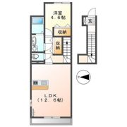 ラルーチェ倉敷の間取り画像