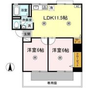 グレースハイツ B棟の間取り画像