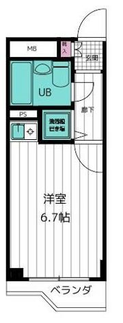 藤和シティーコープ三鷹南Ⅱの間取り画像