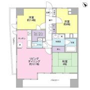 マイキャッスル中目黒Ⅲの間取り画像