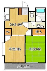 シャトレ西小石A棟の間取り画像