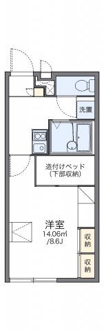 レオパレスサンフルールの間取り画像