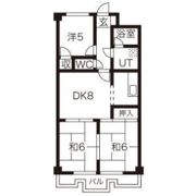 ハイツ山科の間取り画像