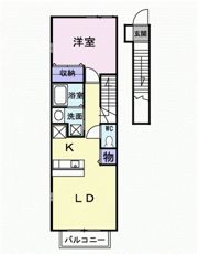 イリスBの間取り画像