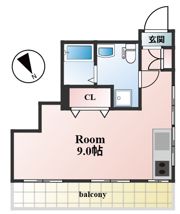 和か水マンションの間取り画像