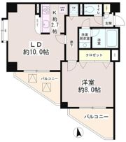 六本木プレイスの間取り画像