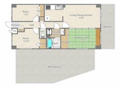 高倉マンションの間取り画像