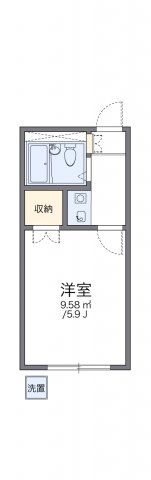 レオパレス洗足池第3の間取り画像